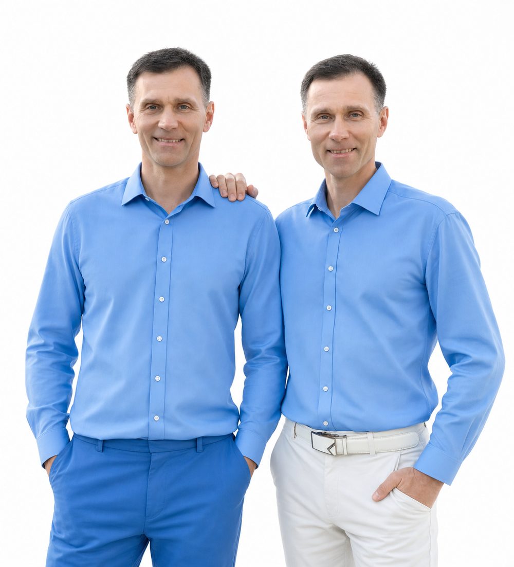 Sergii and Alex - the twin brothers who founded TwinMind